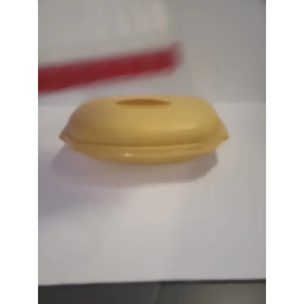 Tupperware Microwave Steamer Cooker Vintage Harvest Gold NO BASKET/DIVIDER